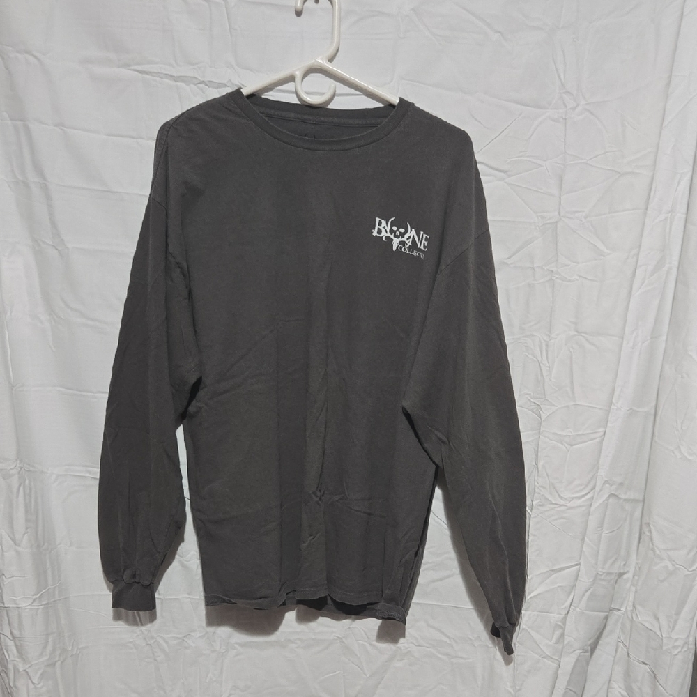 Bone Collector Logo Gray Long Sleeve Shirt